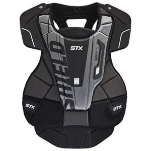 stx lacrosse shield 400 chest protector, small , black