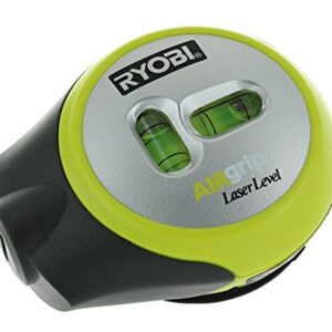 Ryobi ELL1002 Air Grip Compact Laser Level with Tripod Mounting and Corner Rounding Capability (AAA Batteries Included)