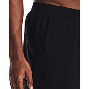 Under Armour mens Launch Run 7-inch Shorts , Black/Reflective , Large