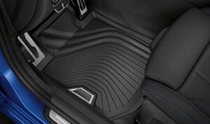 bmw 51472461168 all-weather floor mats for g20 3 series (set of 2 front mats)