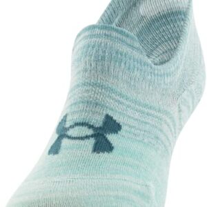 Under Armour Women's Essential Ultra Low Tab Socks, Multipairs, Still Water Assorted (6-Pairs), Medium