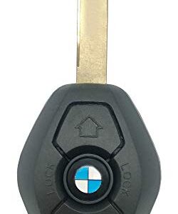 New Uncut Keyless Entry Remote Control Car Key Replacement Fit for BMW LX8 FZV Z4 X 3 X5 E46 Series 3 5 6 7 Z3 EWS 315MHZ / 433MHZ