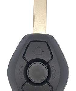 New Uncut Keyless Entry Remote Control Car Key Replacement Fit for BMW LX8 FZV Z4 X 3 X5 E46 Series 3 5 6 7 Z3 EWS 315MHZ / 433MHZ