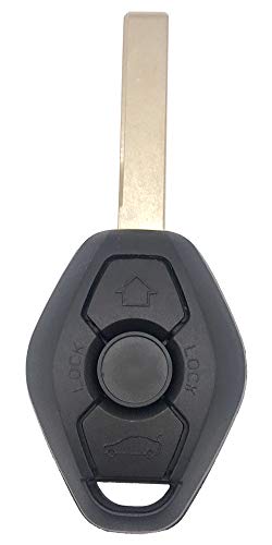 New Uncut Keyless Entry Remote Control Car Key Replacement Fit for BMW LX8 FZV Z4 X 3 X5 E46 Series 3 5 6 7 Z3 EWS 315MHZ / 433MHZ