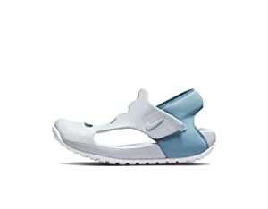 Nike Little Kid's Preschool Sunray Protect 3 Sandals Aura/White-Worn Blue (DH9462 401) - 3