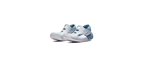 Nike Little Kid's Preschool Sunray Protect 3 Sandals Aura/White-Worn Blue (DH9462 401) - 3