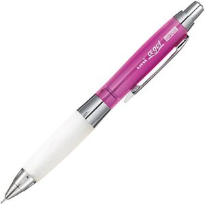 uni alpha-gel shaker mechanical pencil with slightly firm grip 0.5mm, chrome pink (m5618gg1pc.13)