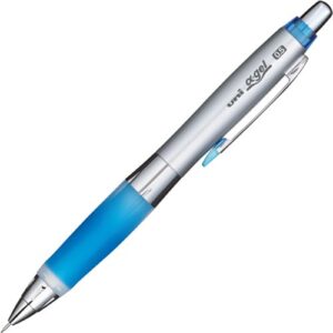 uni alpha-gel shaker mechanical pencil – royal blue/soft grip 0.5mm (m5617gg1p.40)