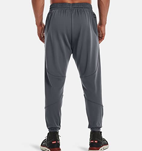 Under Armour Men's Fleece Storm Pants 1357120 (X-Large, Pitch Gray/Reflective - 012)