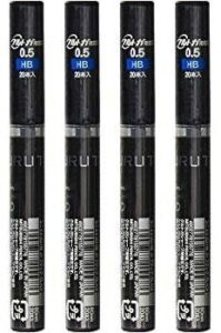 uni kuru toga pencil lead – 0.5mm – hb 20 leads x 4 packs