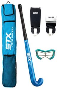 stx field hockey rookie starter pack with 2see-s goggles 28″
