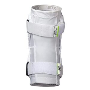 STX mens SPORTING_GOODS Lacrosse Arm Pads, White, X-Large US
