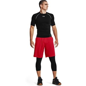 Under Armour mens Tech Graphic Shorts , Red (601)/Black , X-Large