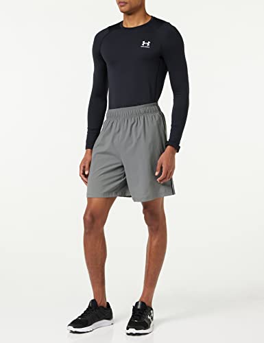 Under Armour mens ColdGear Armour Fitted Crew , Black (001)/White , Large