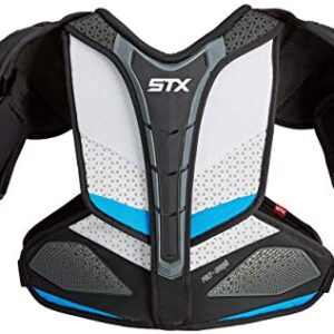 STX Ice Hockey Surgeon RX3 Senior Shoulder Pad, Small, White/Blue