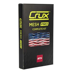 lacrosse unlimited stx womens crux mesh pro kit (black)