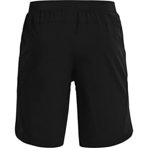 Under Armour Men's Launch Run 9-Inch Shorts , Black (001)/Reflective , Large
