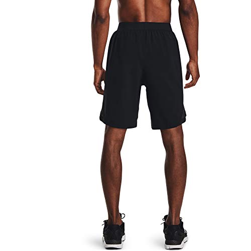 Under Armour Men's Launch Run 9-Inch Shorts , Black (001)/Reflective , Large