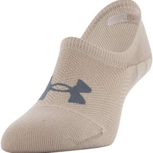 Under Armour Women's Breathe Lite Ultra Low Socks, Multipairs , Blush Beige Assorted (6-Pairs) , Medium