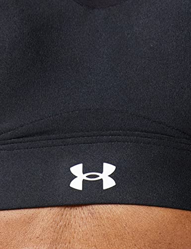 Under Armour Women's Limitless High Sports Bra , Black (001)/White , Small