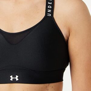 Under Armour Women's Limitless High Sports Bra , Black (001)/White , Small