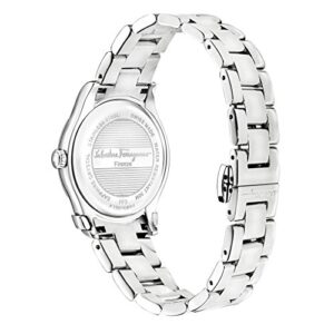 Salvatore Ferragamo Women's FF3060013 1898 Stainless Steel Mink Sunray Dial Date Watch