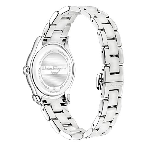 Salvatore Ferragamo Women's FF3060013 1898 Stainless Steel Mink Sunray Dial Date Watch