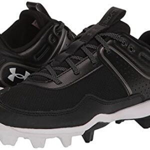 Under Armour Women's Glyde RM Softball Shoe, Black (001)/Black, 8.5