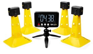 sklz speed gates for sports and athletic speed training, yellow