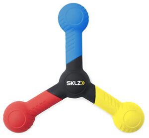 sklz unisex adult new version reactive catch, blue/ yellow/ red, one size us