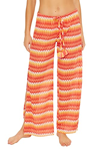 Trina Turk Women's Standard Sunray Slit Pant, Multi, X-Small