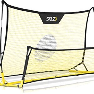 SKLZ Quickster Soccer Trainer Portable Soccer Rebounder Net for Volley, Passing, and Solo Training