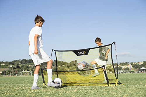 SKLZ Quickster Soccer Trainer Portable Soccer Rebounder Net for Volley, Passing, and Solo Training