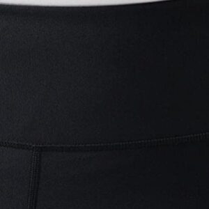 Under Armour Women's HeatGear Armour High Waisted Pocketed No-Slip Capri Leggings , Black (001)/White , X-Large