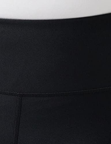 Under Armour Women's HeatGear Armour High Waisted Pocketed No-Slip Capri Leggings , Black (001)/White , X-Large