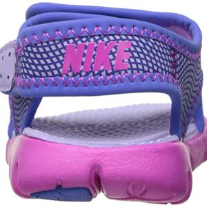 Nike Kids' Sunray Adjust 4 Toddler Sandals (9c, Hydrangeas/Fire Pink)