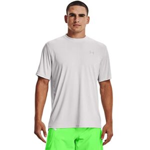 Under Armour Men's Standard Drift Tide Knit Short-Sleeve, Halo Gray (014), Medium