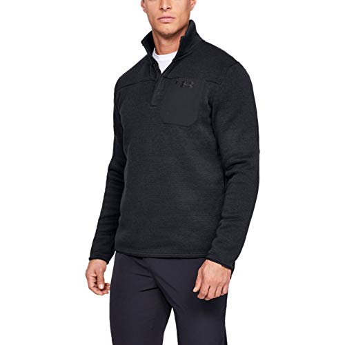 Under Armour Men’s Specialist Henley 2.0 , Black (001)/Charcoal , Large