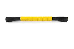 sklz massage bar handheld muscle roller massage stick for physical therapy, original size , yellow/black