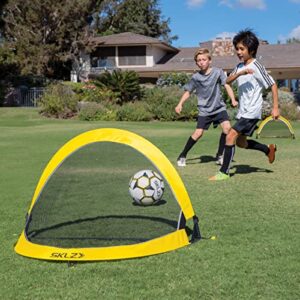 SKLZ Playmaker Portable Pop-Up Goal Set for Training and Pickup Games (Includes 2 Goals)