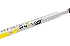 SKLZ Quick Stick Baseball and Softball Training Bat for Speed Silver, 12-Ounce