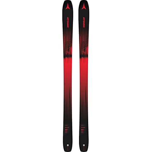 Atomic Maverick 95 Ti Skis Mens Sz 172cm Red Metallic/Black