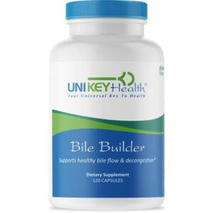uni key health bile builder | supports adequate bile production and healthy bile flow | 60 servings