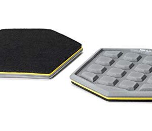 SKLZ Slidez Dual-Sided Exercise Glider Discs for Core Stability Exercises for Hands & Feet, Court Use