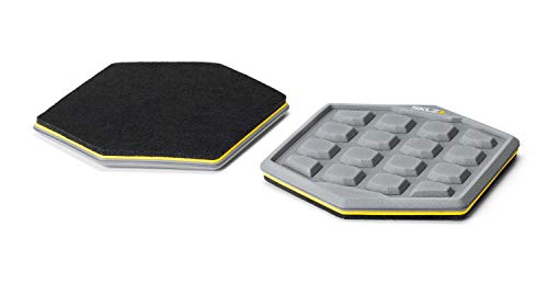 SKLZ Slidez Dual-Sided Exercise Glider Discs for Core Stability Exercises for Hands & Feet, Court Use