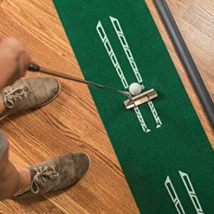 SKLZ Accelerator Pro Indoor Putting Green with Ball Return, 9 Feet x 16.25 Inches
