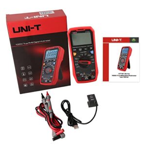 UNI-T Digital Multimeter UT161B, True RMS 6000 Counts 1000V AC/DC NCV, Measures Voltage Current Resistance Capacitance Frequency Duty Cycle, Tests Diodes Transistors