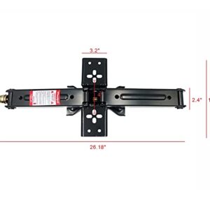 Wheelpal 24" 7500lbs Heavy Duty RV Stabilizing Leveling Scissor Jack (1PCS with Handle)