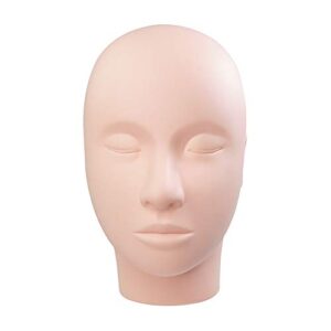 lashview lash mannequin head, practice training head,make up and lash extention,cosmetology doll face head,soft-touch rubber practice head,easy to clean by skincare essential oil.