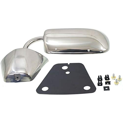 ORTUS UNI Stainless Steel Manual Mirrors LH & Pair Set Compatible with Truck 14502035